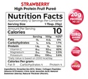 Zero treat - High Protein Strawberry Puree 180gm