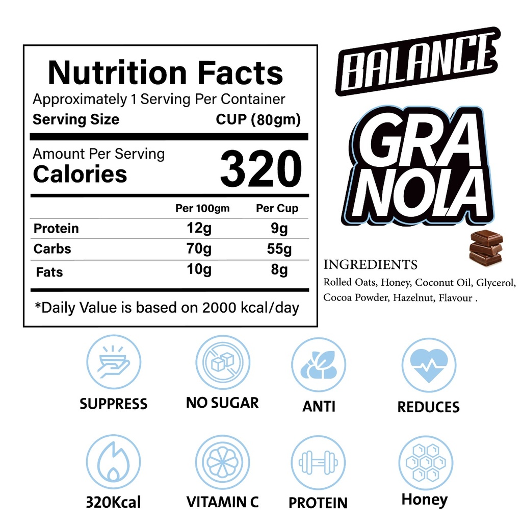 Balance Granola Chocolate 80gm
