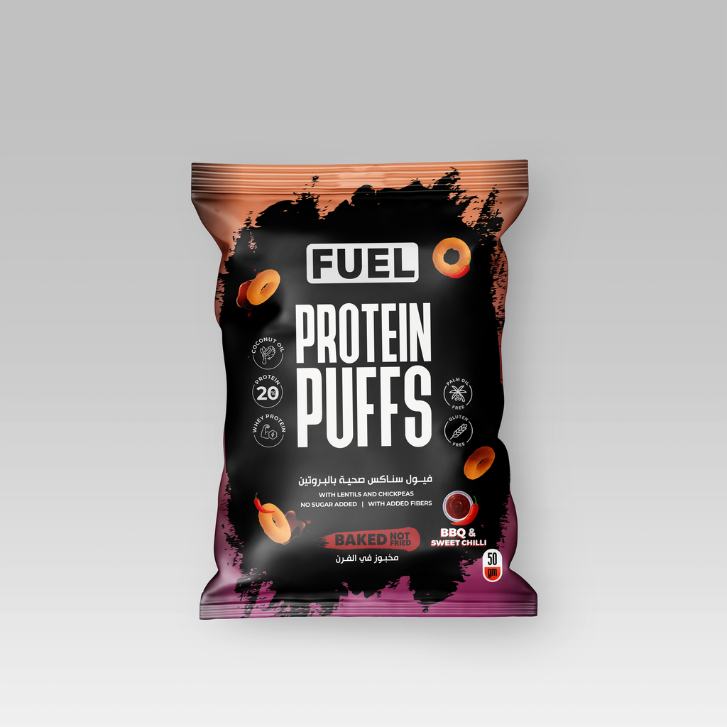 [FP01] FUEL Protein Puffs - BBQ & Chili 50gm