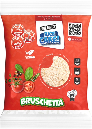 [BR08] Balance Bruschetta Rice Cake Pack of 4