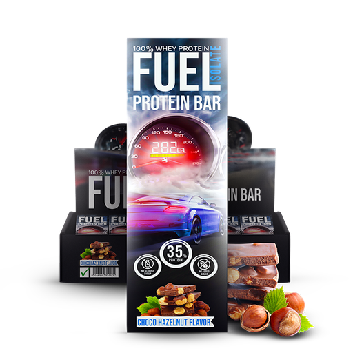 FUEL Isolate Protein Bar (BOX*24) - Choco-Hazelnut 70gm